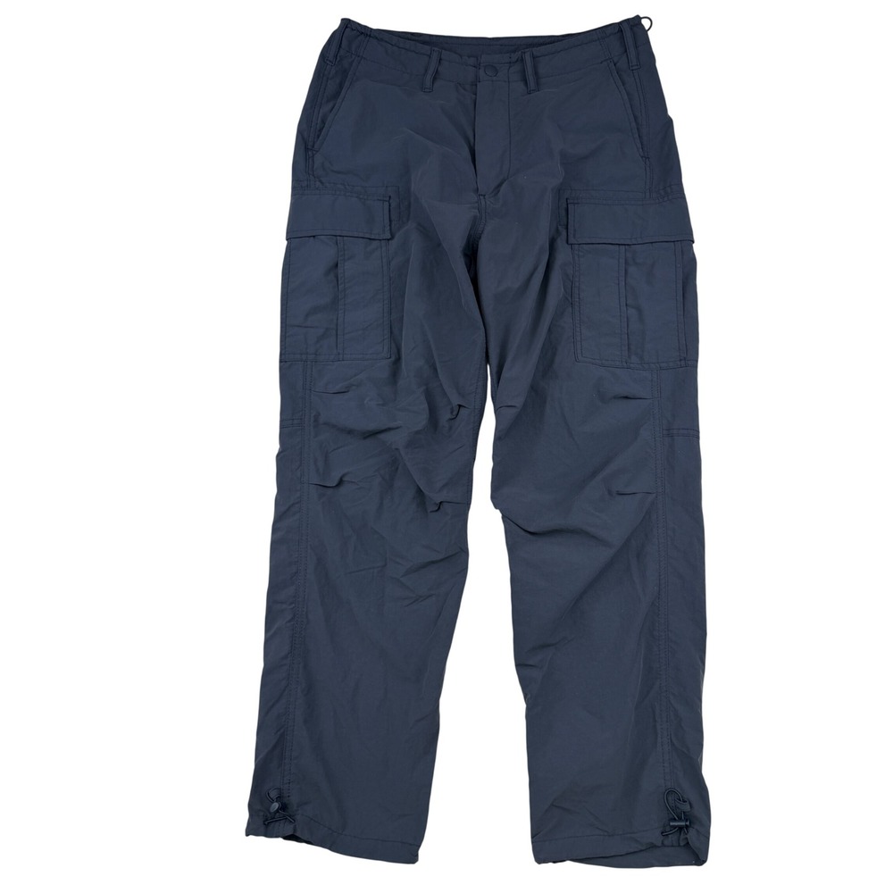American Eagle Parachute Pant Cargo Pants Men S Blue Gorpcore Recycled Nylon